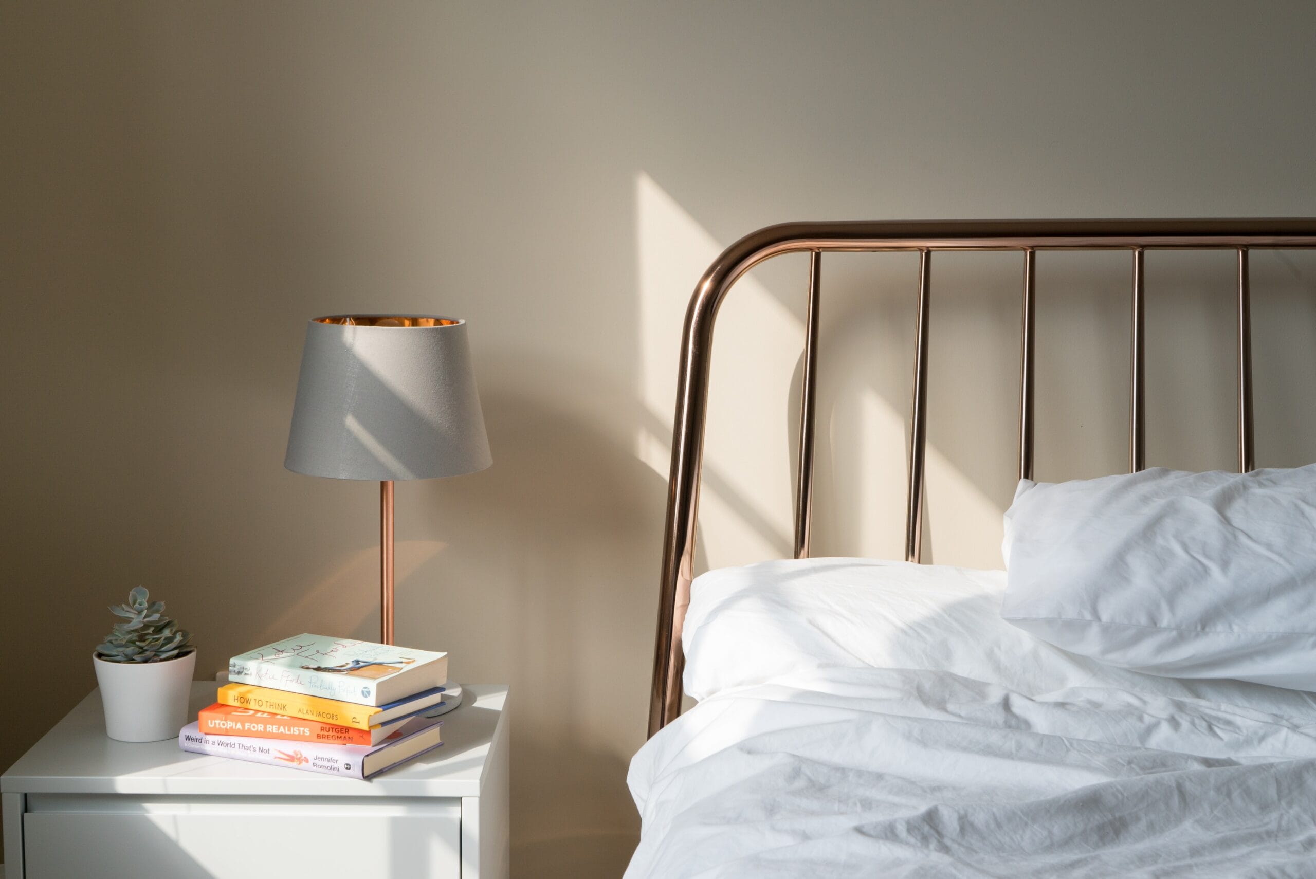 light into bedroom